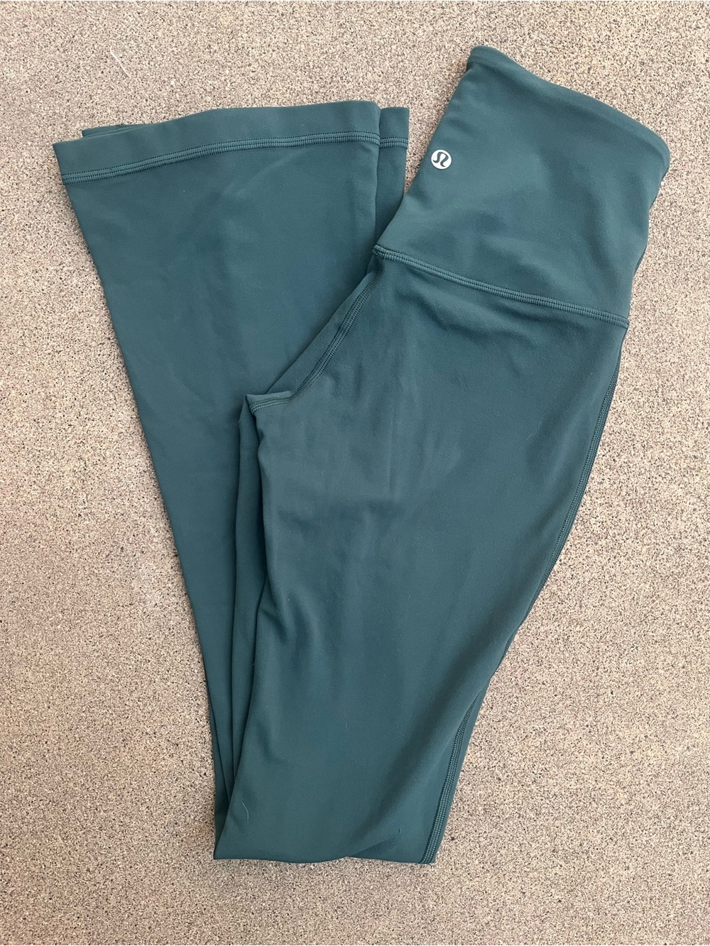 Lululemon womens dark teal High-Rise Flare Leggings